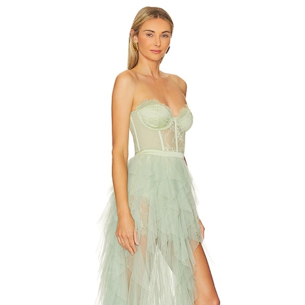 Bustier Gown in Sage